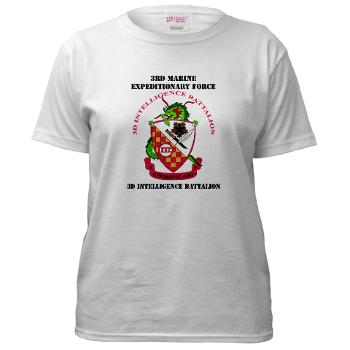 3IB - A01 - 04 - 3rd Intelligence Battalion with Text - Women's T-Shirt